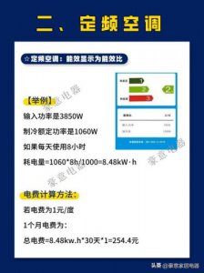 ​空调制热耗电量怎么算？空调制热耗电量是制冷的几倍