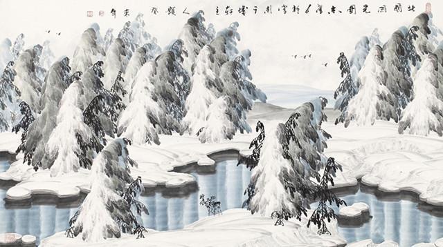 “黑宾虹，白志学”，于志学让冰雪山水走进了美术史!