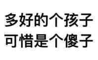 傻子表情包大全：我妈不让我跟傻子玩、楼上是傻子、你怕是个傻子