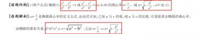 ​椭圆离心率是历年高考数学命题热点，其有四个基本公式，你可知否